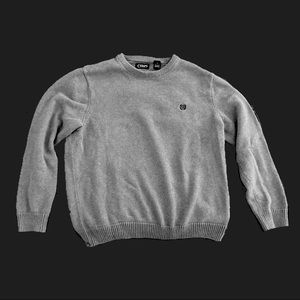 Gray Chaps Sweater • Large